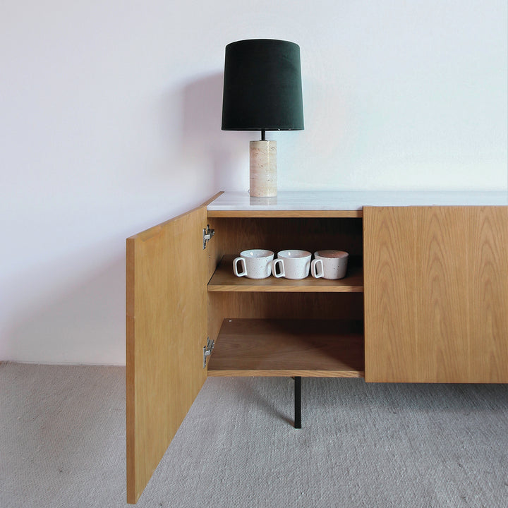 CALVIN Buffet in White oak Veneer Mobital