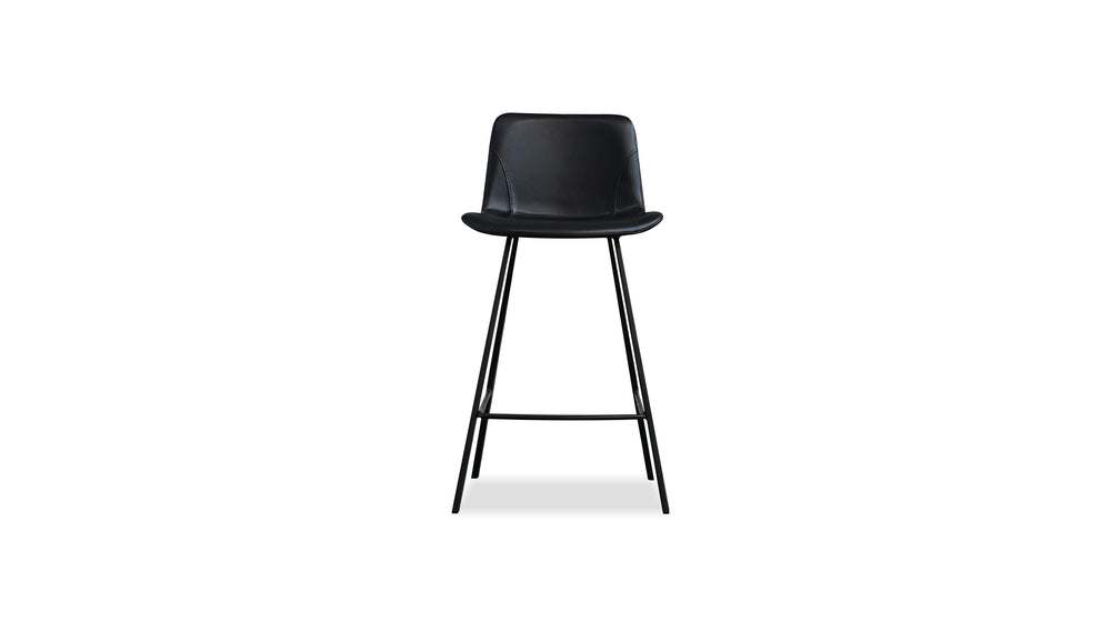 BILLY Counter Stool in Pebbled Black Mobital