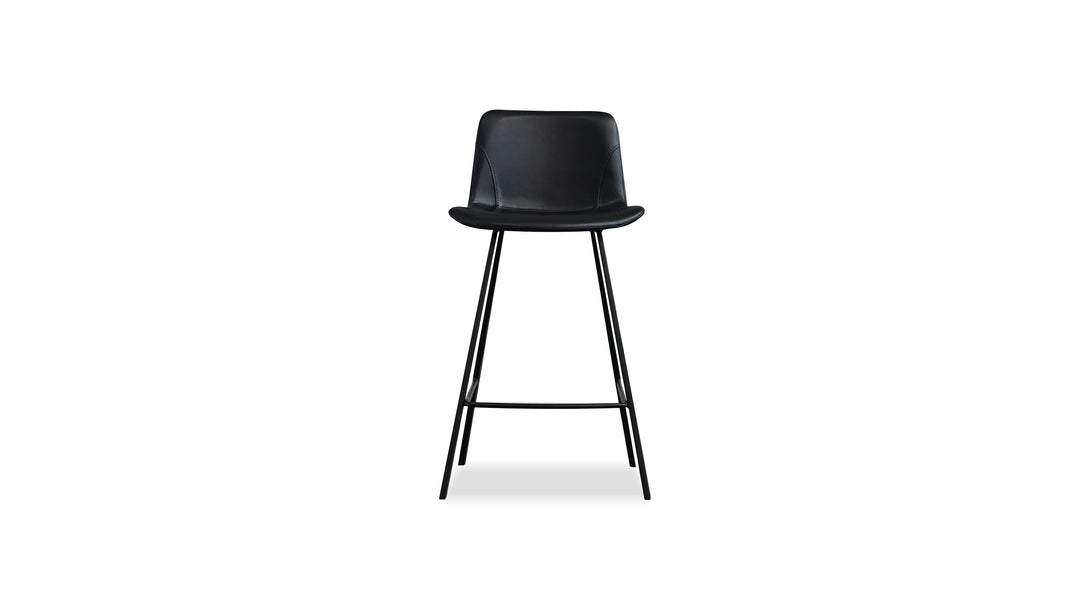 BILLY Counter Stool in Pebbled Black Mobital