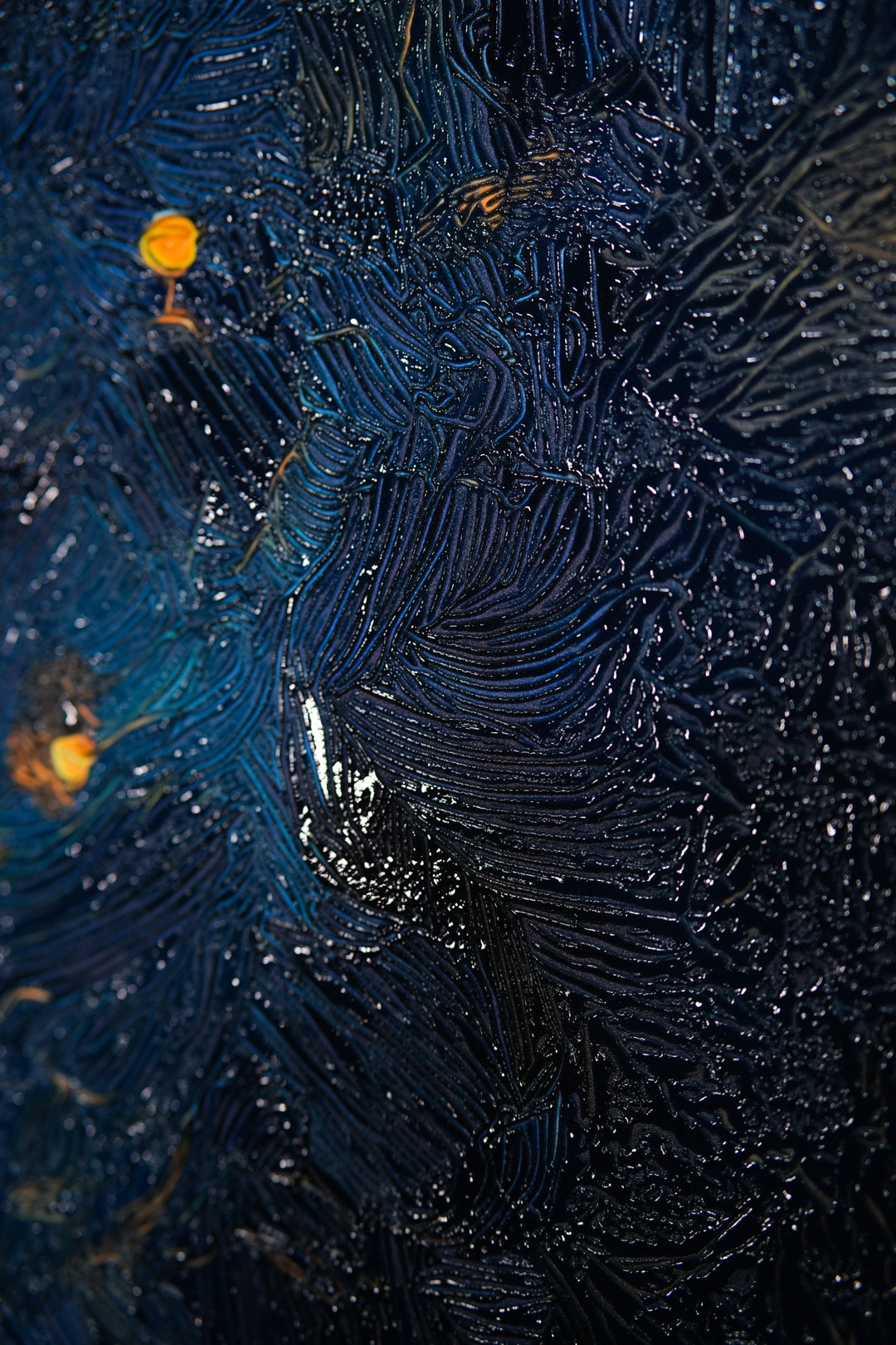 Starlit Wanderer — Haptic 3D Embossed + Gloss Lacquer Print Insigne Art Design