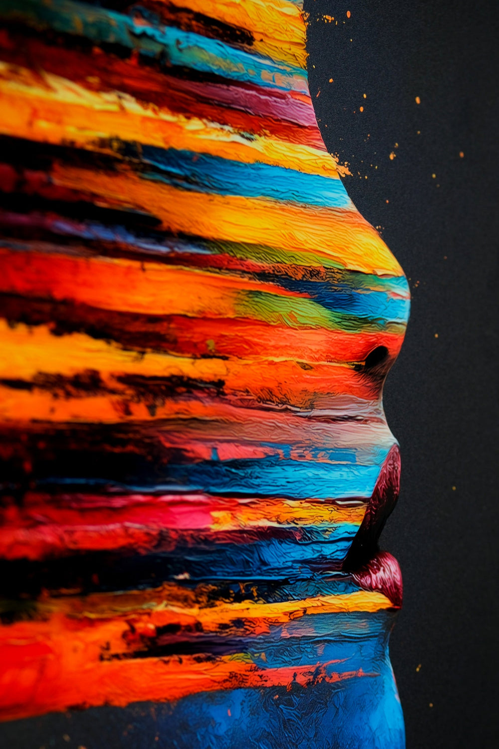 Dyed Thoughts — Gloss Lacquer Accent Print Insigne Art Design