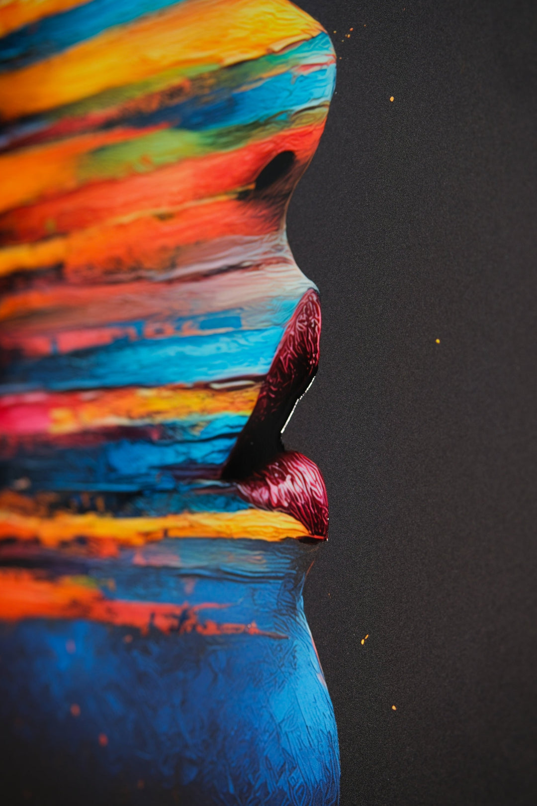 Dyed Thoughts — Gloss Lacquer Accent Print Insigne Art Design
