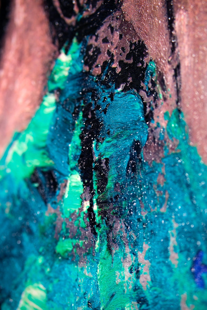 Jade Couture Muse — Haptic 3D Embossed + High-Gloss Lacquer Print Home &amp; Garden > Decor > Artwork > Posters, Prints, &amp; Visual Artwork Insigne Art Design