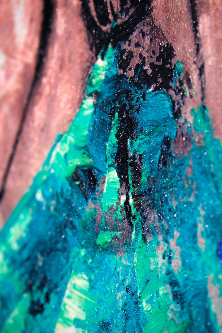Jade Couture Muse — Haptic 3D Embossed + High-Gloss Lacquer Print Home &amp; Garden > Decor > Artwork > Posters, Prints, &amp; Visual Artwork Insigne Art Design