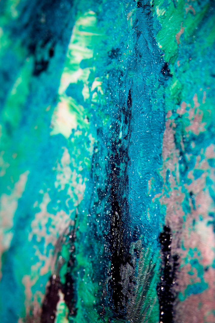 Jade Couture Muse — Haptic 3D Embossed + High-Gloss Lacquer Print Home &amp; Garden > Decor > Artwork > Posters, Prints, &amp; Visual Artwork Insigne Art Design