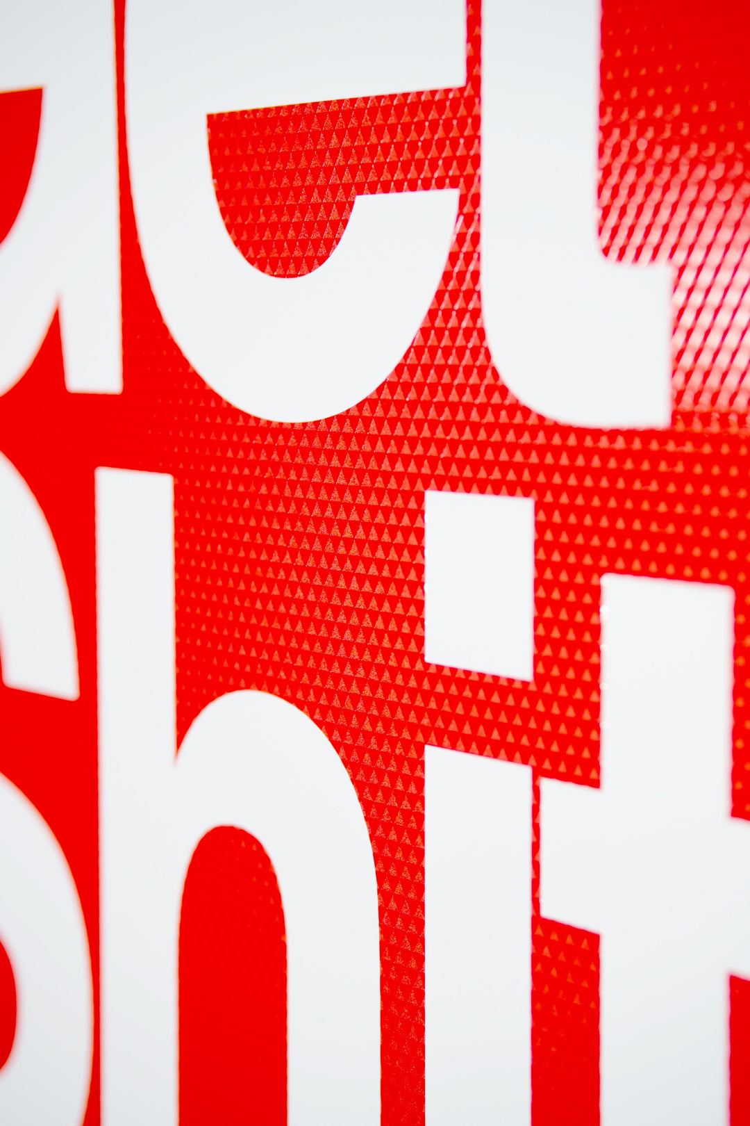 3D Crimson Prism-Lacquer Pulse — Pure Gloss Relief Print Home &amp; Garden > Decor > Artwork > Posters, Prints, &amp; Visual Artwork Insigne Art Design