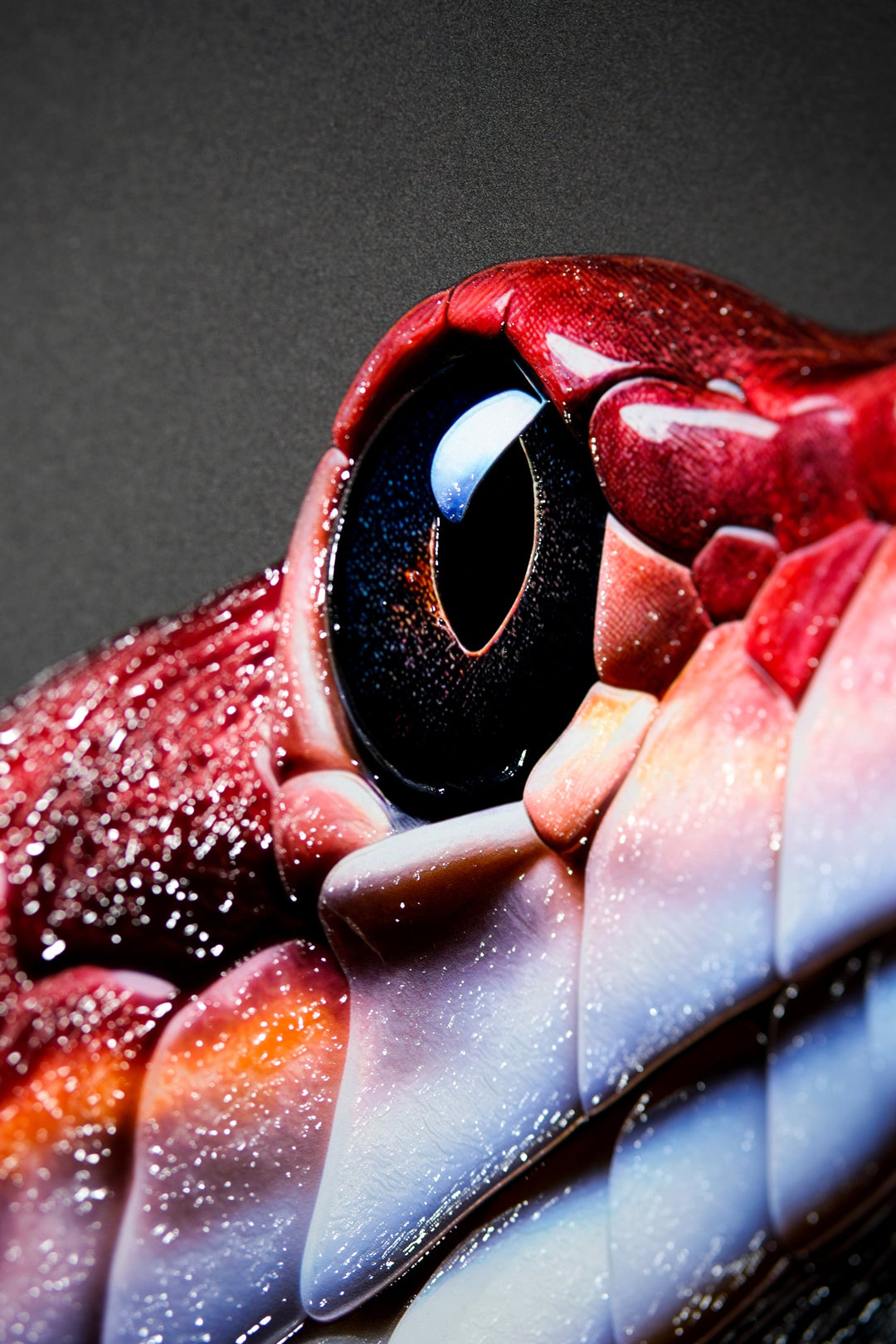 Venom Noir — Haptic 3D Embossed + High-Gloss Lacquer Print Insigne Art Design
