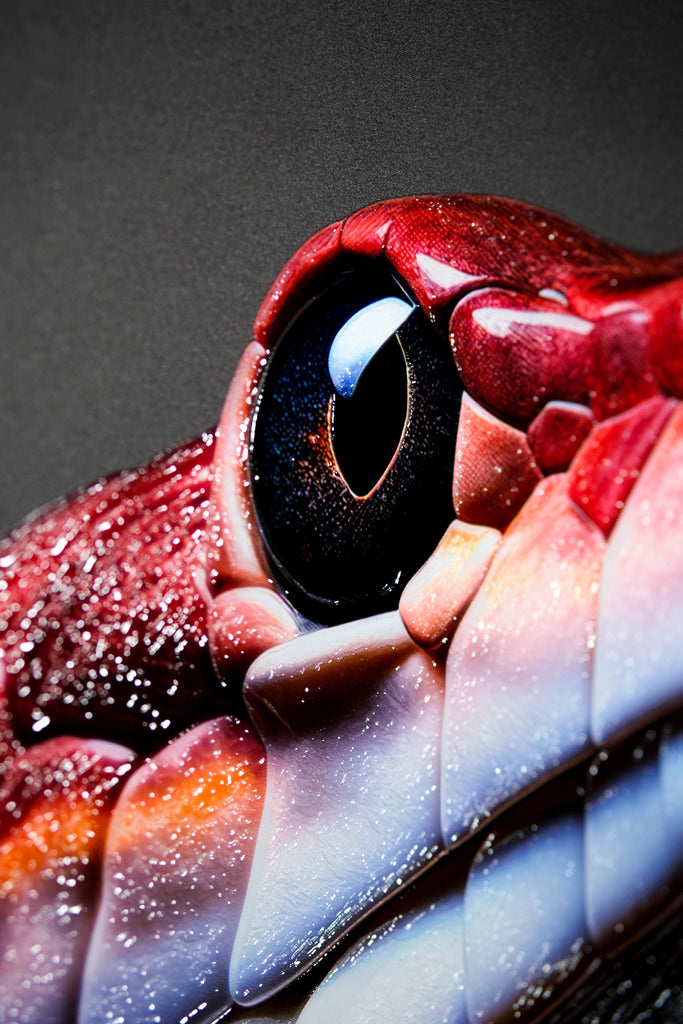 Venom Noir — Haptic 3D Embossed + High-Gloss Lacquer Print EBM