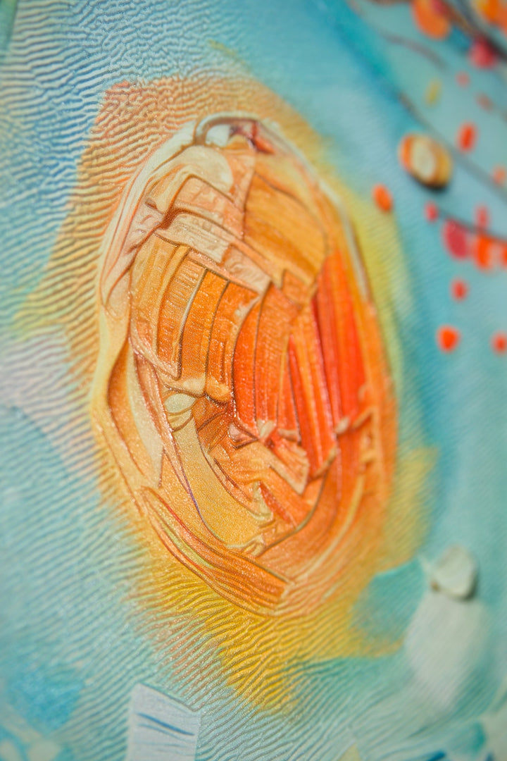 Lunar Serenade — Haptic 3D Embossed + High-Gloss Lacquer Print Insigne Art Design