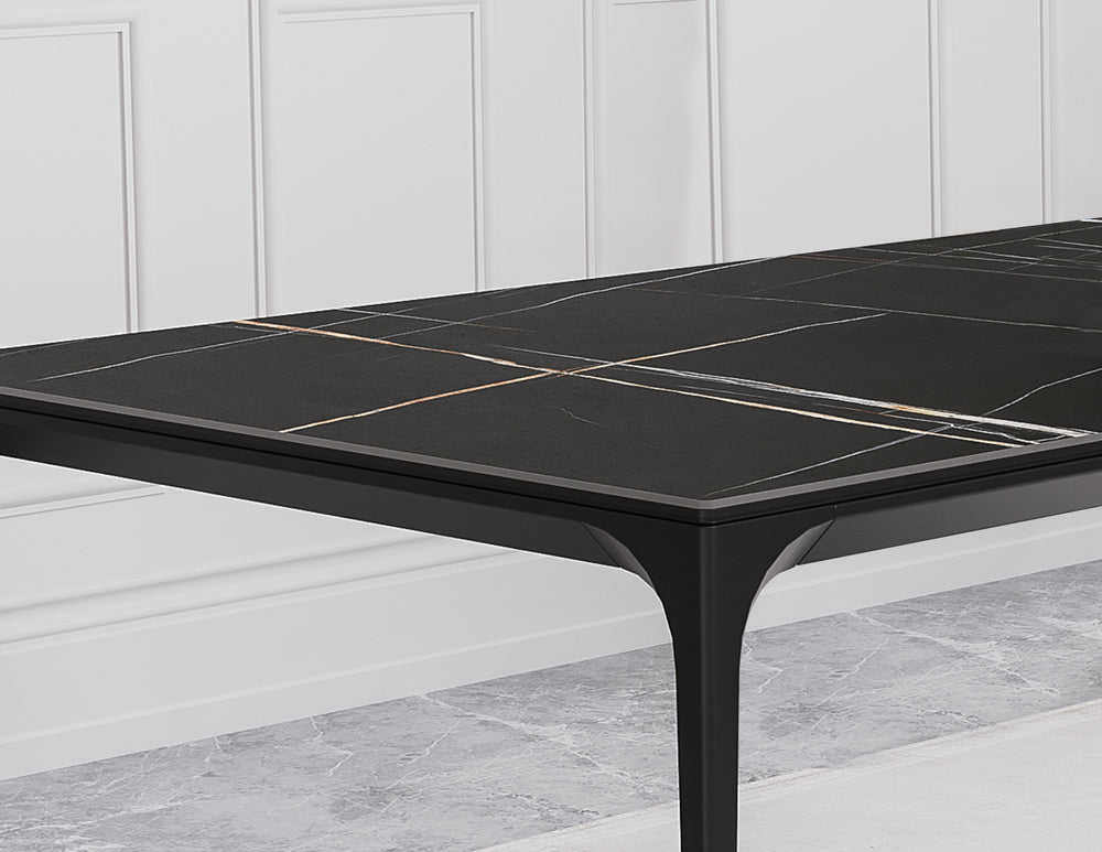 CAPRI Dining Table in Safari Black Mobital