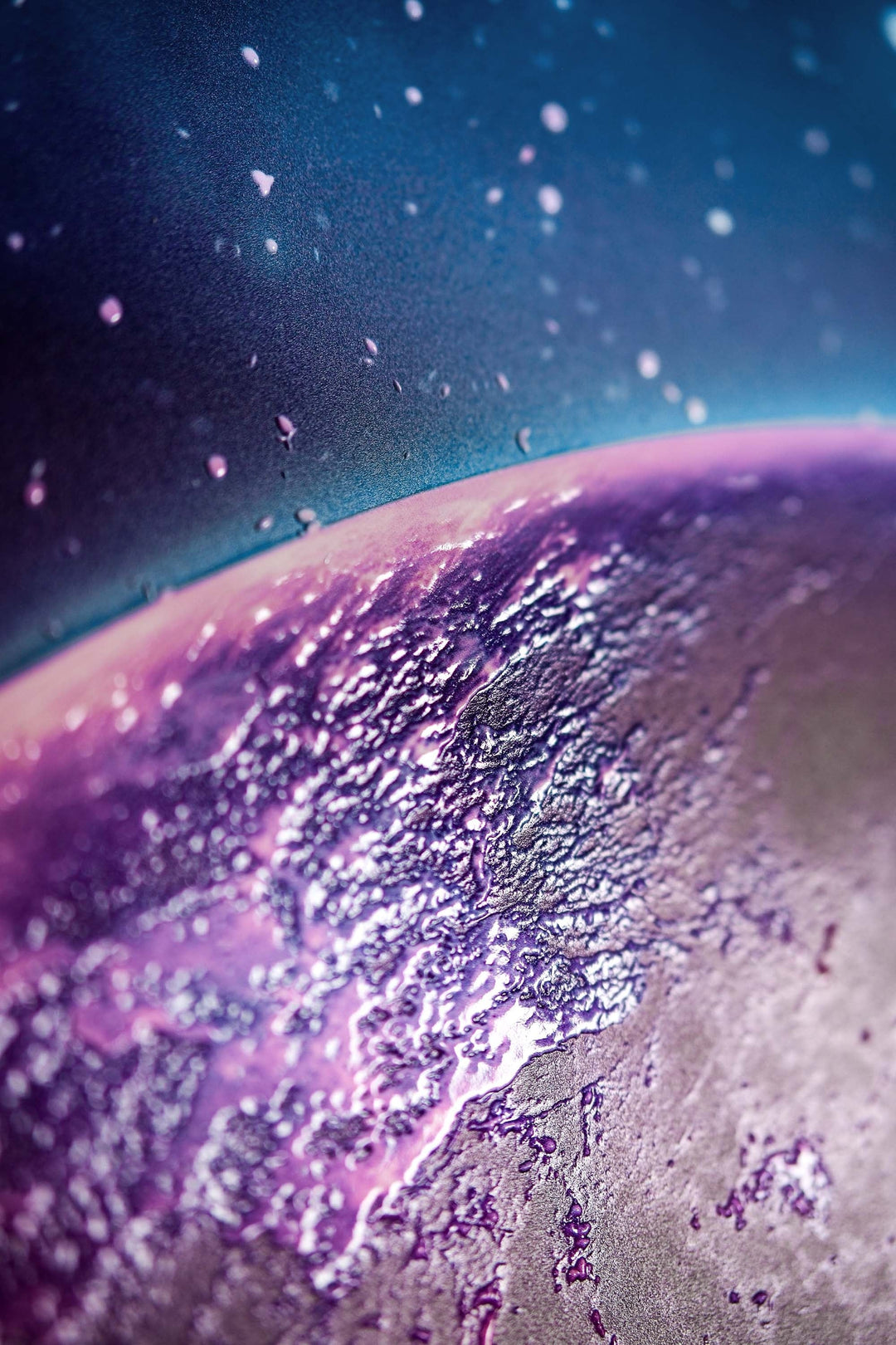 Cosmic Lunar Solitude — 3D Haptic Embossed High-Gloss Luxury Wall Art Home &amp; Garden > Decor > Artwork > Posters, Prints, &amp; Visual Artwork Insigne Art Design