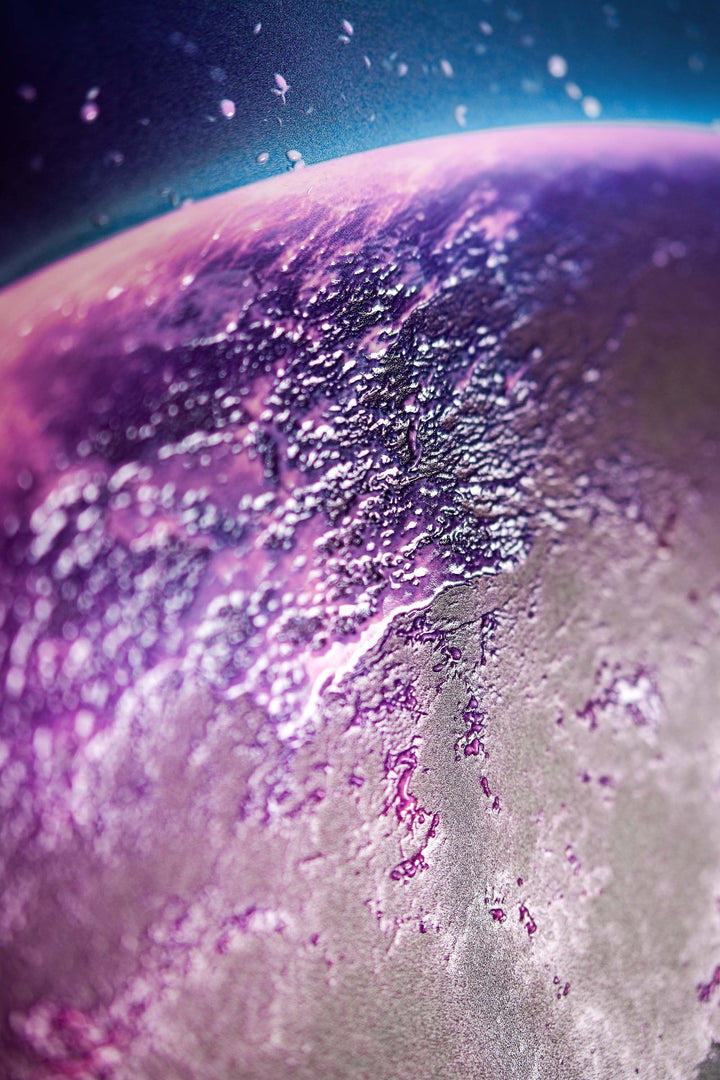 Cosmic Lunar Solitude — 3D Haptic Embossed High-Gloss Luxury Wall Art Home &amp; Garden > Decor > Artwork > Posters, Prints, &amp; Visual Artwork Insigne Art Design
