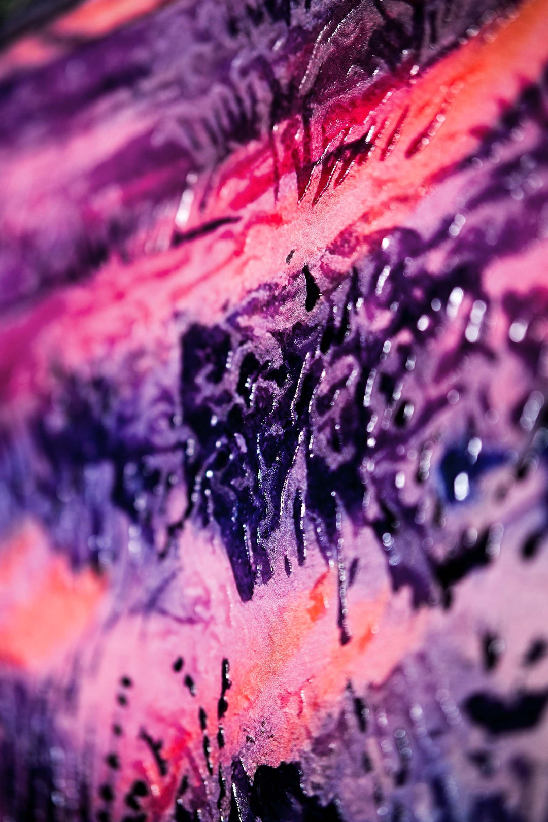 Lavender Sunset Tree — 3D Haptic Embossed High-Gloss Luxury Wall Art Home &amp; Garden > Decor > Artwork > Posters, Prints, &amp; Visual Artwork Insigne Art Design