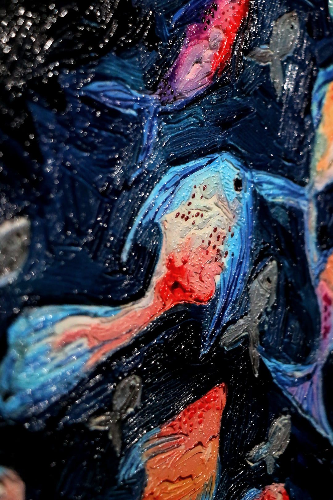 Cobalt Current Chorus — A Textured Deep-Sea Discovery Home &amp; Garden > Decor > Artwork > Posters, Prints, &amp; Visual Artwork Insigne Art Design
