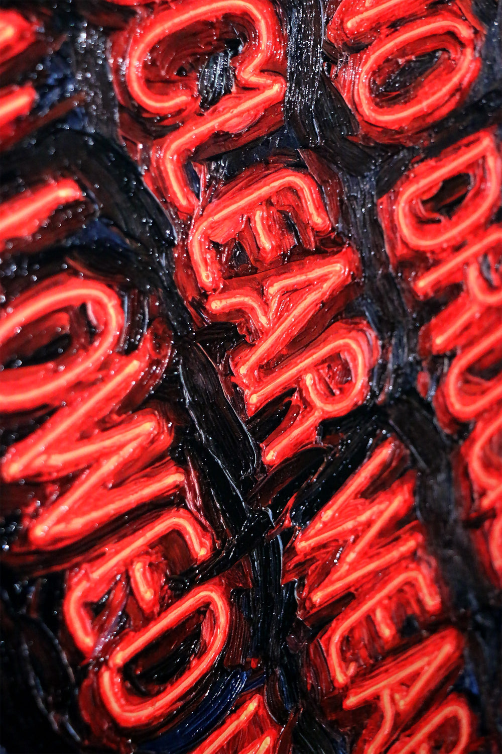 Urban Mandate — An Electric Warning in 3D Impasto Home & Garden > Decor > Artwork > Posters, Prints, & Visual Artwork Insigne Art Design