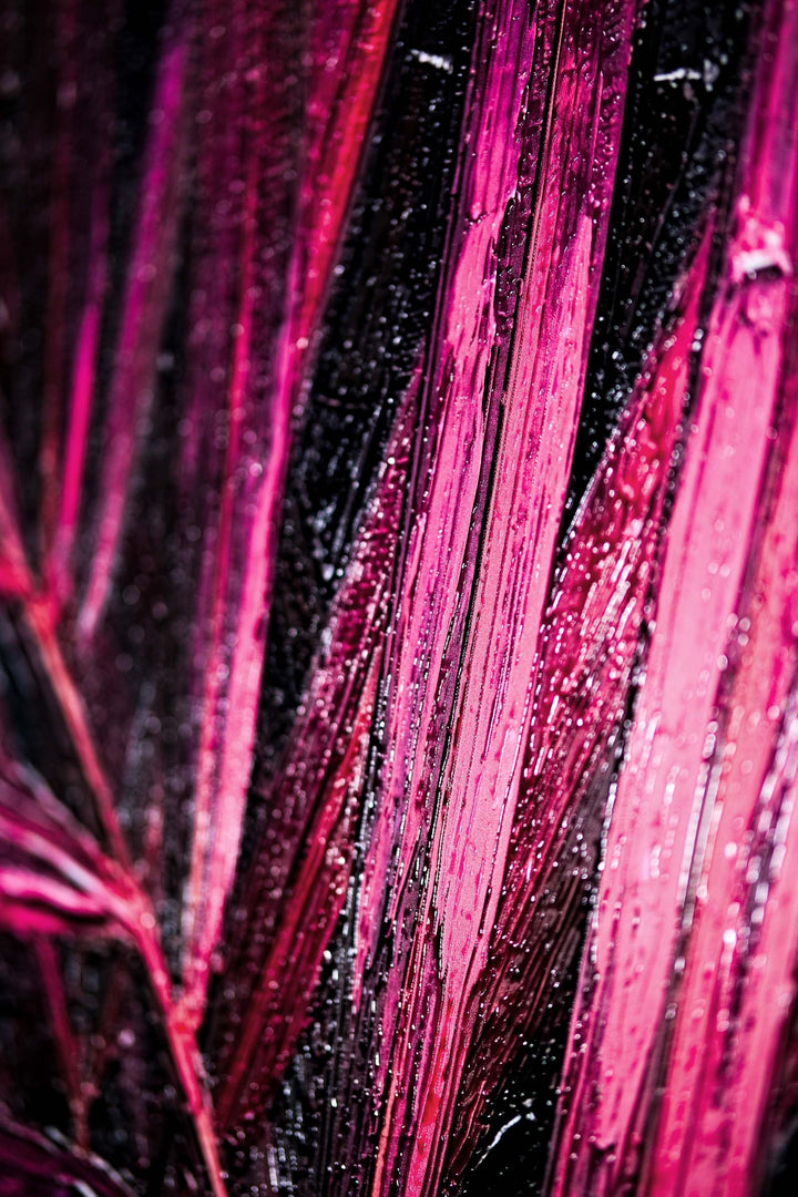 Magenta Midnight Frond — A Sculpted Pulse of Tropical Velvet Home &amp; Garden > Decor > Artwork > Posters, Prints, &amp; Visual Artwork Insigne Art Design
