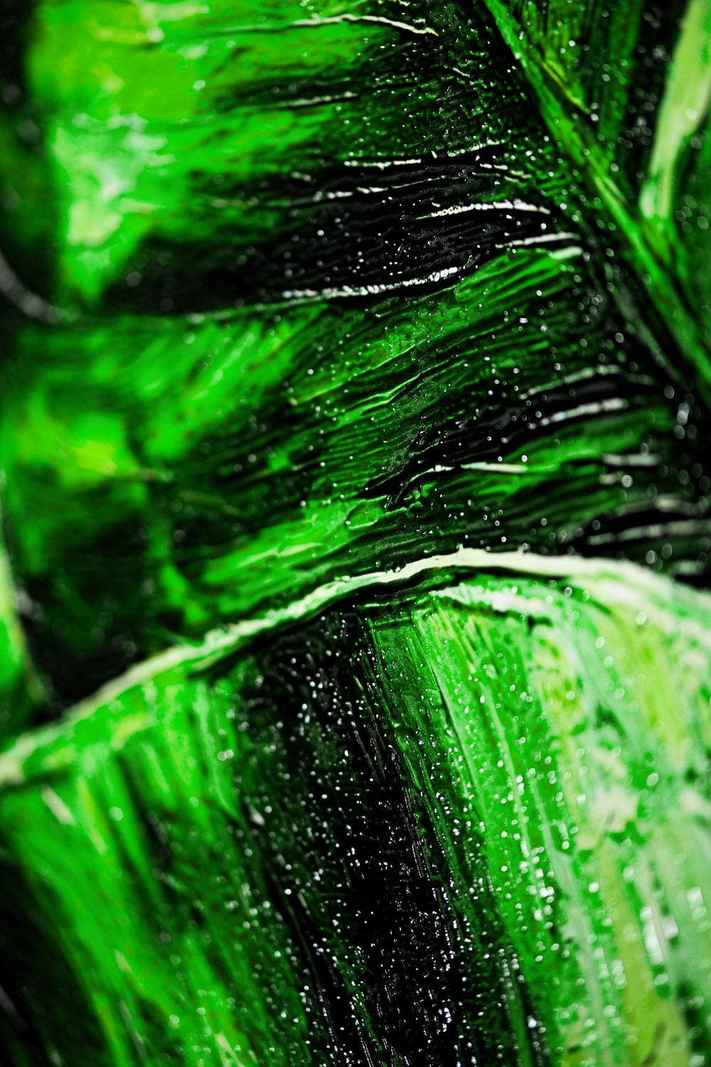 Verdant Tropics Infusion — 3D Haptic Embossed High-Gloss Luxury Wall Art Home & Garden > Decor > Artwork > Posters, Prints, & Visual Artwork Insigne Art Design