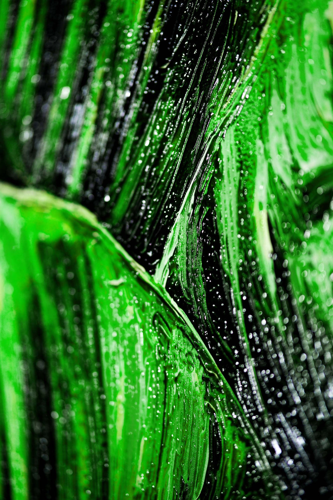 Verdant Tropics Infusion — 3D Haptic Embossed High-Gloss Luxury Wall Art Home &amp; Garden > Decor > Artwork > Posters, Prints, &amp; Visual Artwork Insigne Art Design