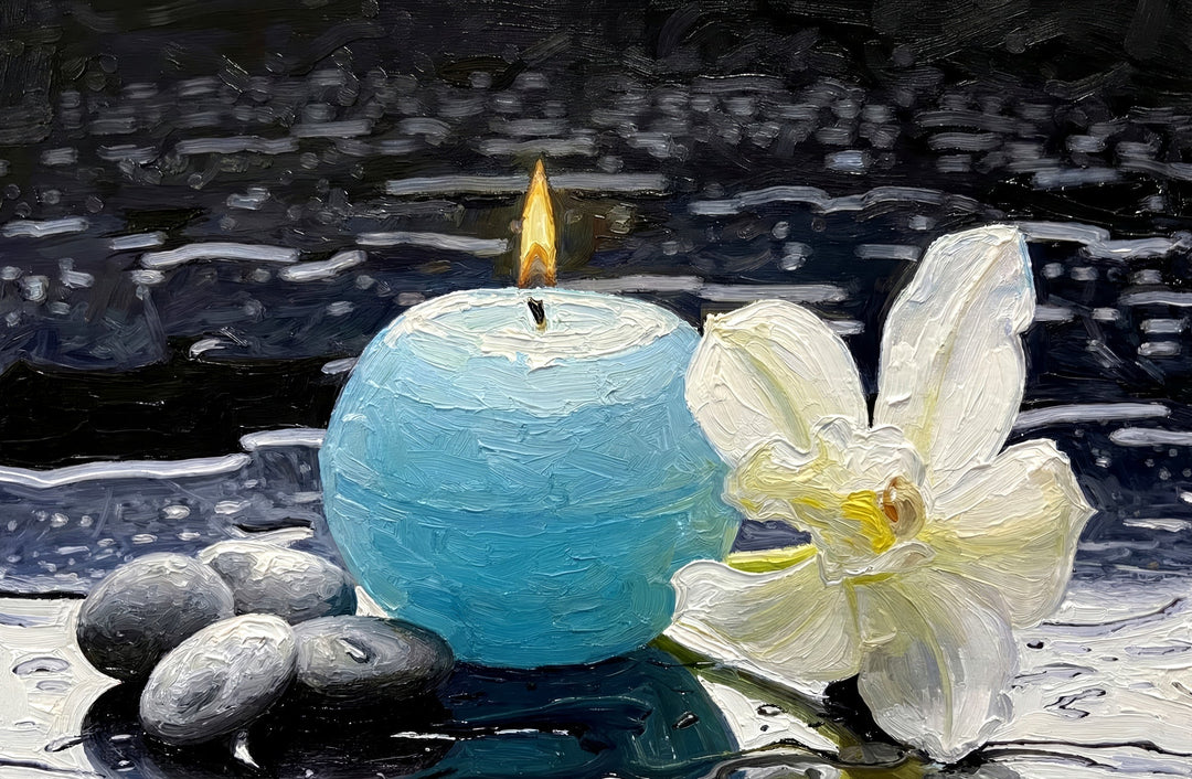 Zen Serenity Bloom — 3D Haptic Embossed High-Gloss Luxury Wall Art Home & Garden > Decor > Artwork > Posters, Prints, & Visual Artwork Insigne Art Design