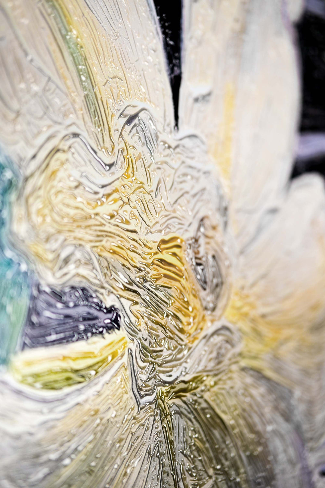 Zen Serenity Bloom — 3D Haptic Embossed High-Gloss Luxury Wall Art Home &amp; Garden > Decor > Artwork > Posters, Prints, &amp; Visual Artwork Insigne Art Design