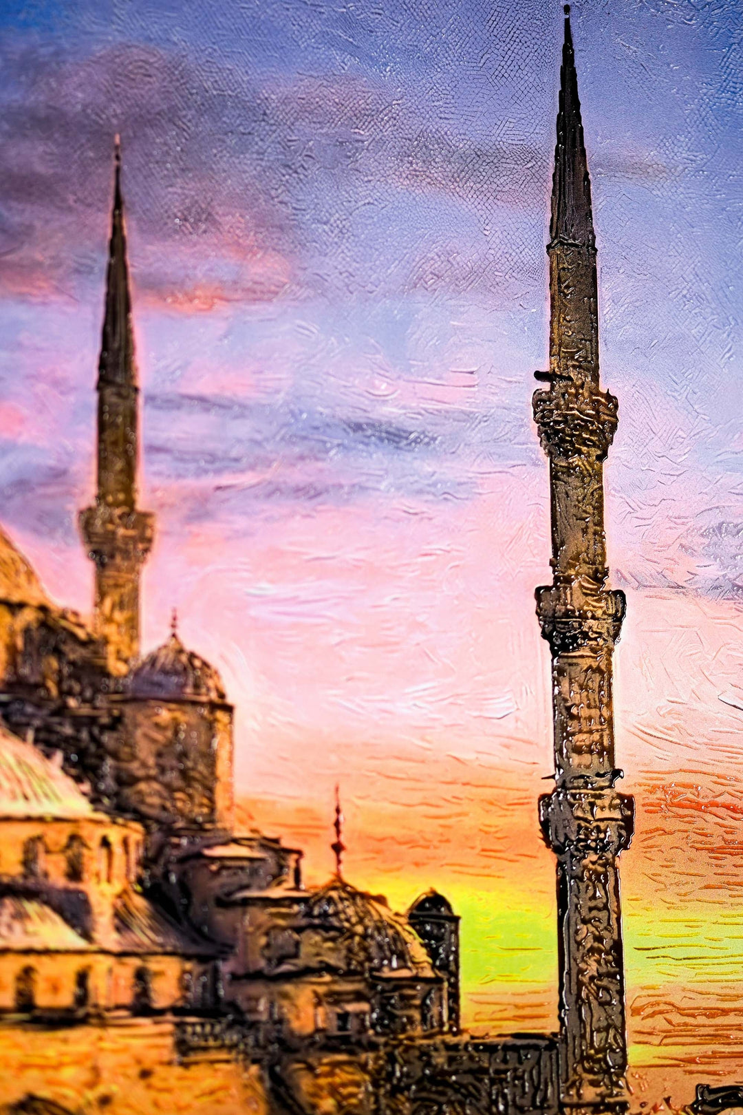 Eternal Sultan Ahmed Radiance — 3D Haptic Embossed High-Gloss Luxury Wall Art Home &amp; Garden > Decor > Artwork > Posters, Prints, &amp; Visual Artwork Insigne Art Design