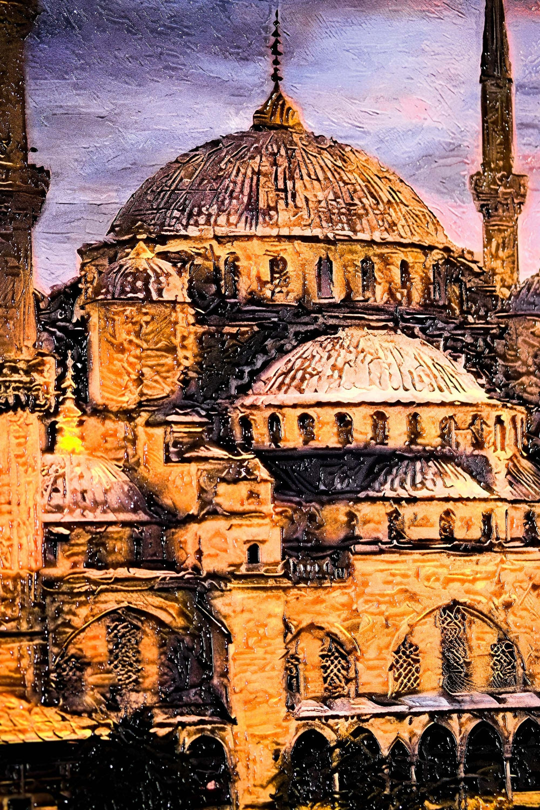 Eternal Sultan Ahmed Radiance — 3D Haptic Embossed High-Gloss Luxury Wall Art Home &amp; Garden > Decor > Artwork > Posters, Prints, &amp; Visual Artwork Insigne Art Design
