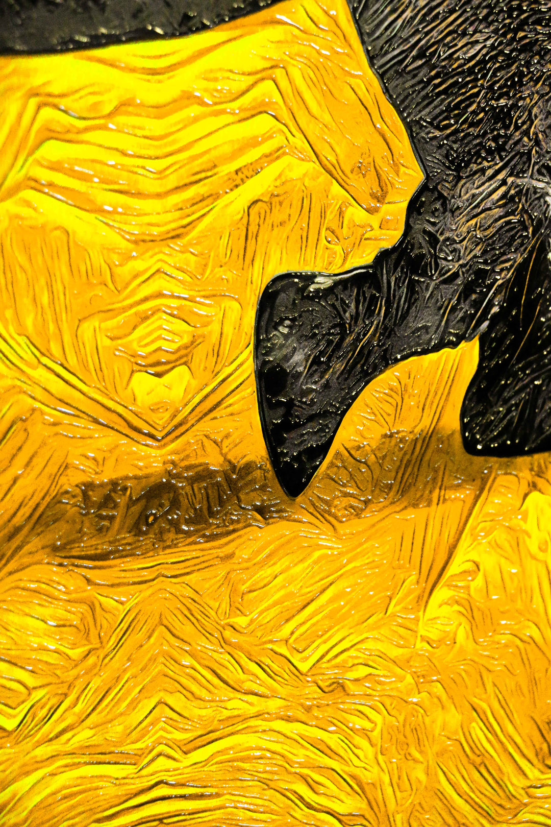 Golden Savannah Sentinel — 3D Haptic Embossed High-Gloss Luxury Wall Art Home &amp; Garden > Decor > Artwork > Posters, Prints, &amp; Visual Artwork Insigne Art Design
