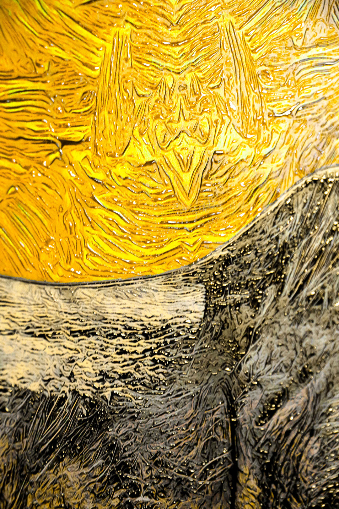 Golden Savannah Sentinel — 3D Haptic Embossed High-Gloss Luxury Wall Art Home &amp; Garden > Decor > Artwork > Posters, Prints, &amp; Visual Artwork Insigne Art Design