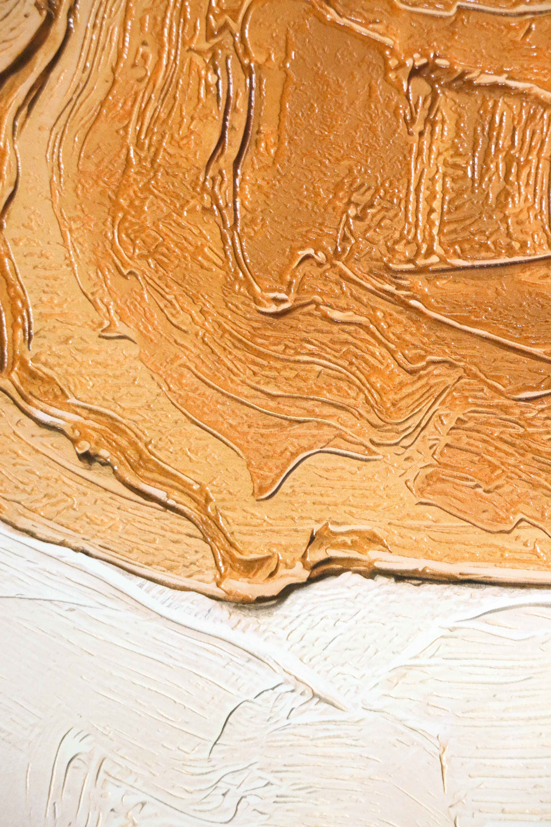 Ochre &amp; Teal Linear Harmony — 3D Haptic Embossed High-Gloss Luxury Wall Art Home &amp; Garden > Decor > Artwork > Posters, Prints, &amp; Visual Artwork Insigne Art Design
