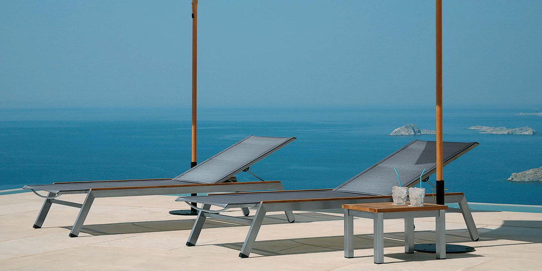 Equinox Low Table 100 – Teak Top by Barlow Tyrie – Equinox collection lifestyle