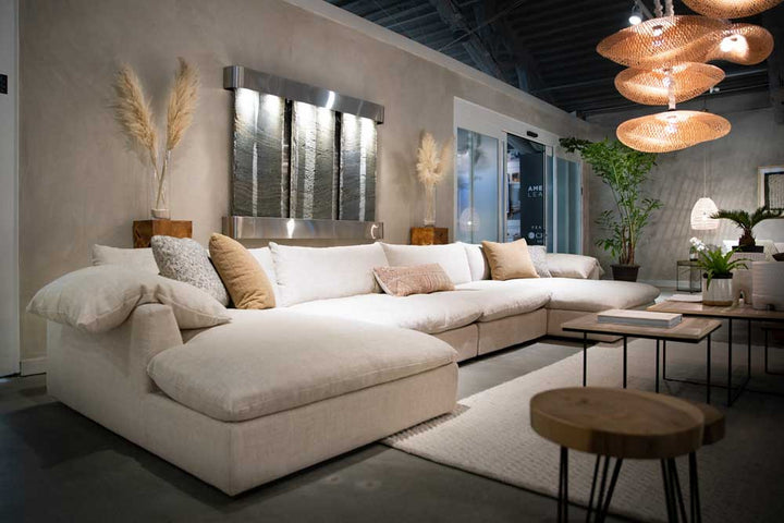Espen Sofa by American Leather — family sectional styling; configuration and additional pieces shown are not included