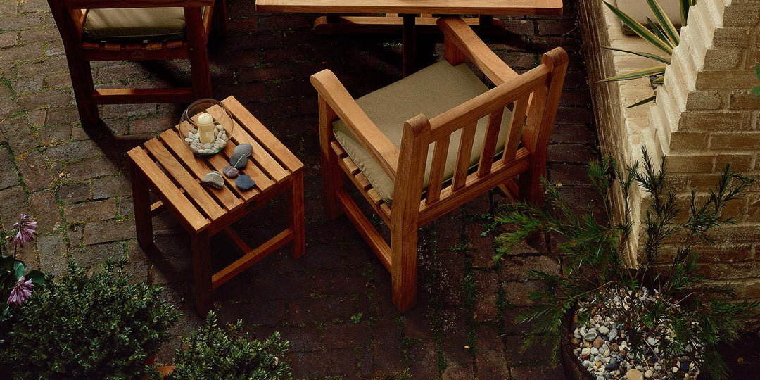 Felsted Armchair by Barlow Tyrie – Felsted collection lifestyle