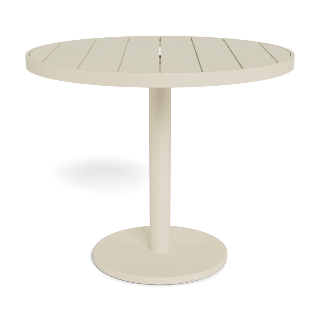Vienna 36" Round Bistro Table by Harbour in Aluminum Bone