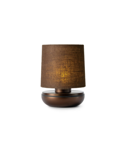 Humble Firefly Table Light - Bronze / Brown Linen