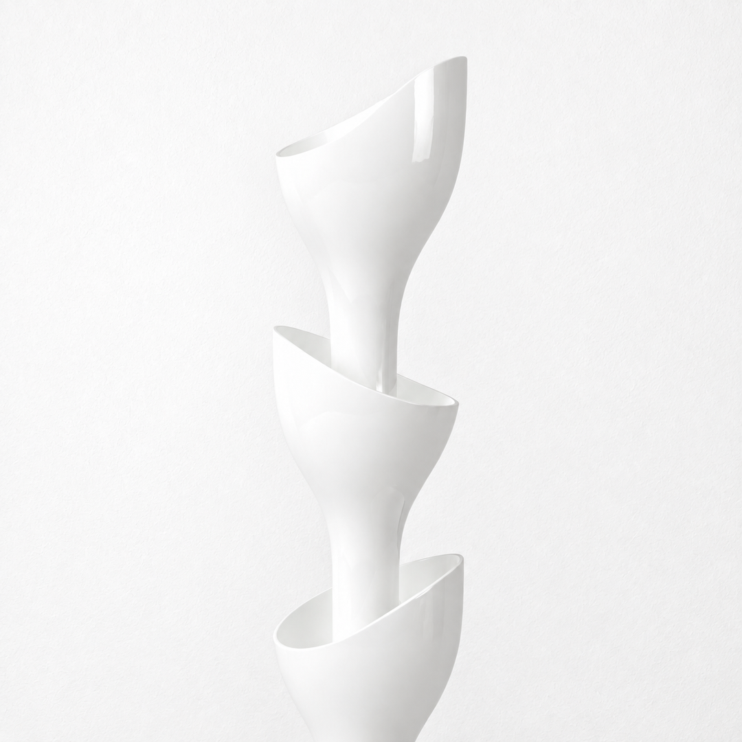 Floral Floor Lamp | White by Interior Moderna