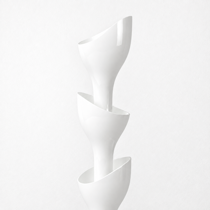 Floral Floor Lamp | White by Interior Moderna