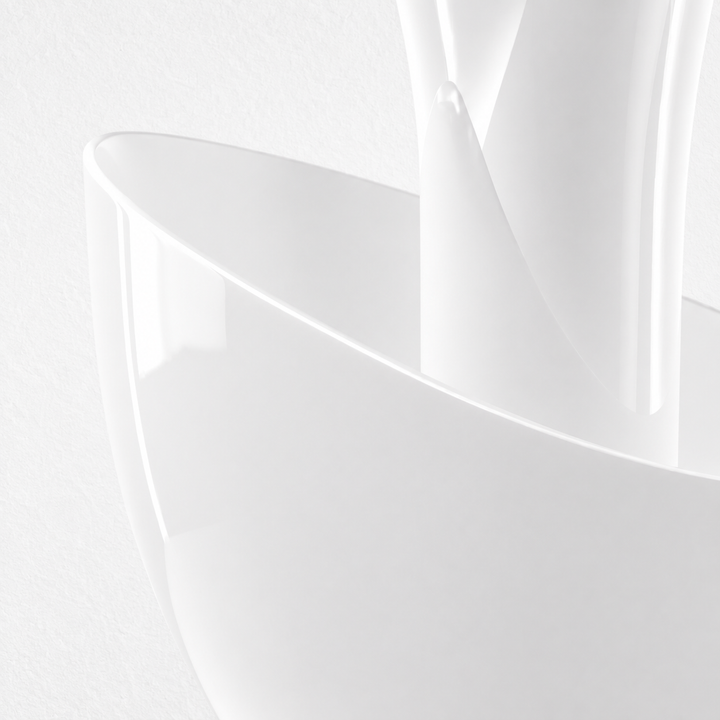 Floral Floor Lamp | White by Interior Moderna - view 5