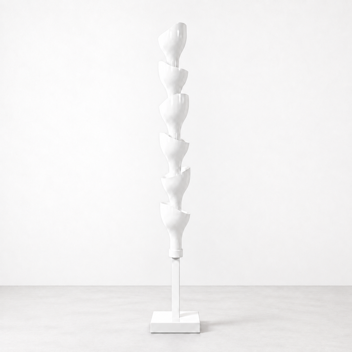 Floral Floor Lamp | White by Interior Moderna - view 3