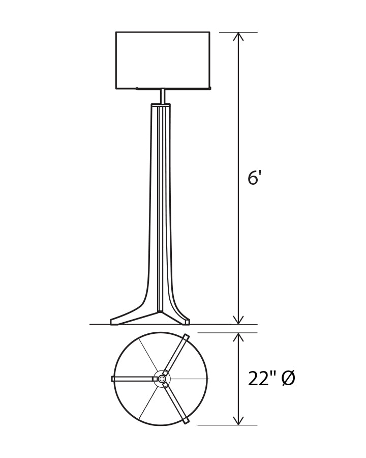 Forma LED Floor Lamp Floor Lamps Cerno