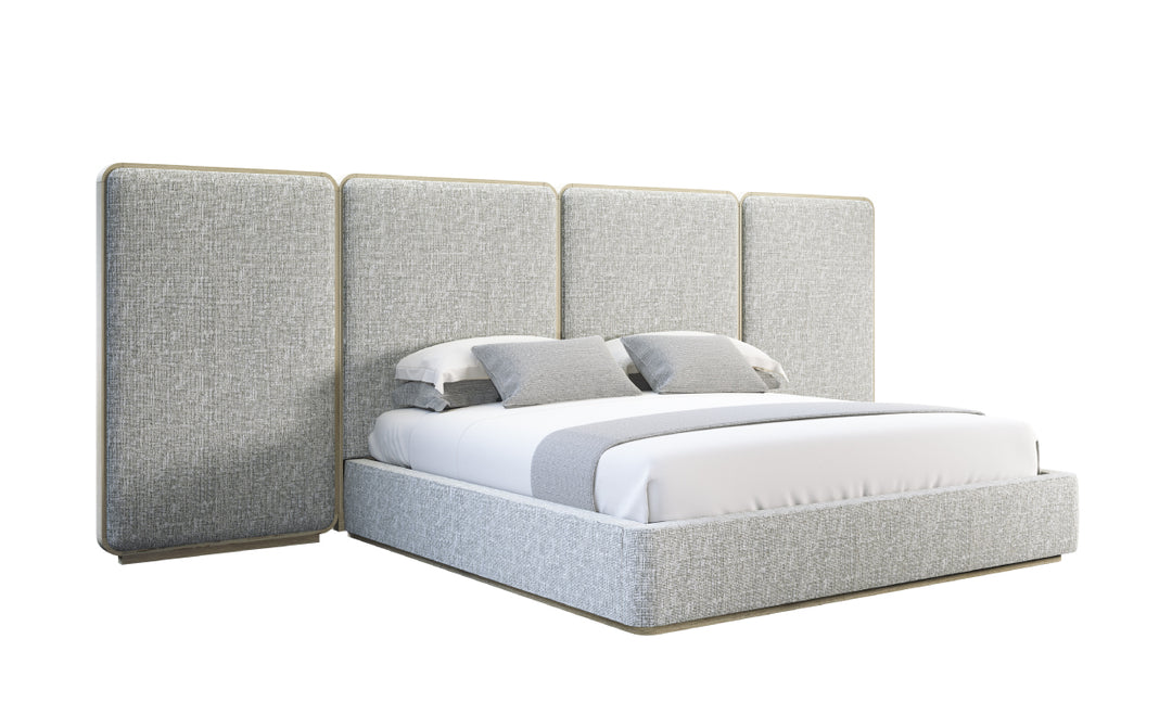 GEM UPHOLSTERED WITH PANELS KING BED 201 Beds Adriana Hoyos