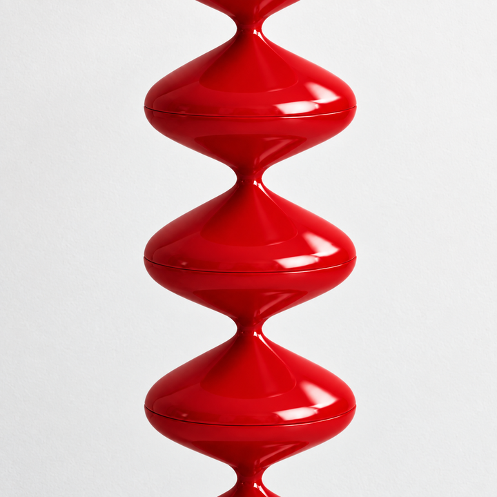Gourd Floor Lamp | Couture Red by Interior Moderna - view 3