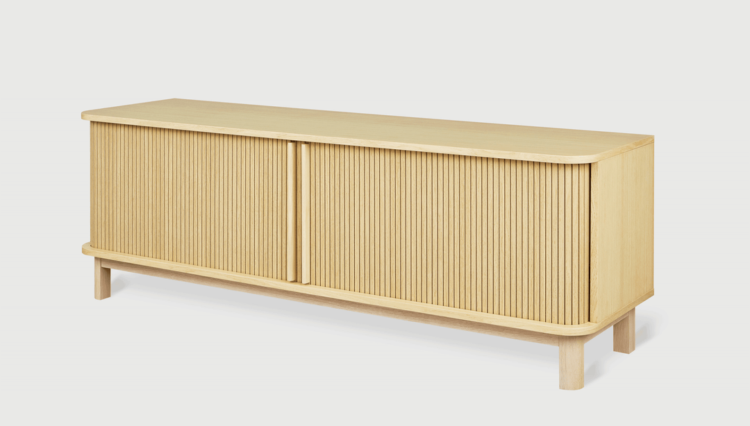 Ledger Credenza by Gus Modern finish and detail view