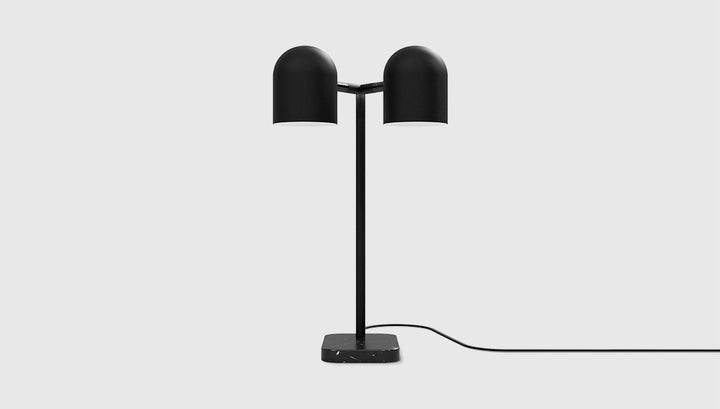 Tandem Table Lamp by Gus Modern finish and detail view