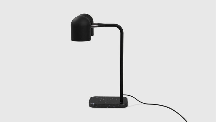 Tandem Table Lamp by Gus Modern finish and detail view