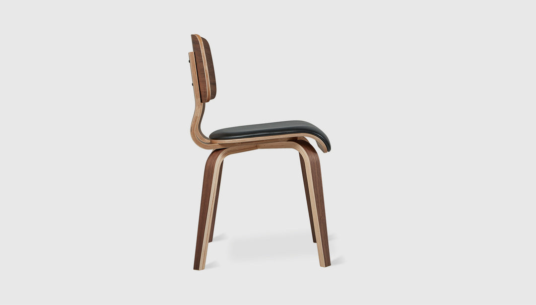 Cardinal Chair by Gus Modern finish and detail view