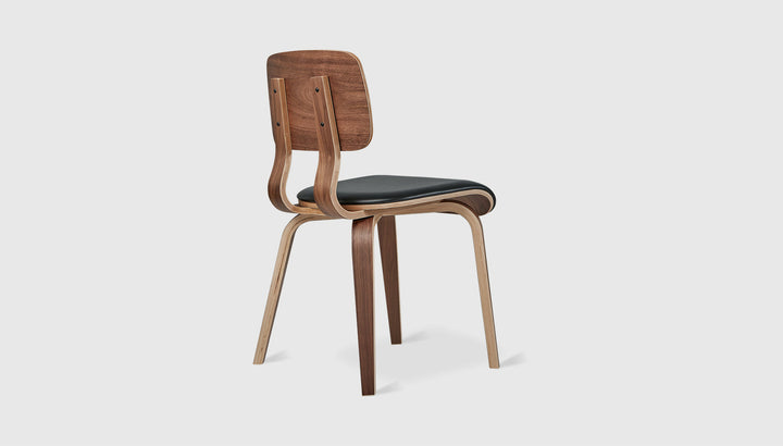 Cardinal Chair by Gus Modern finish and detail view