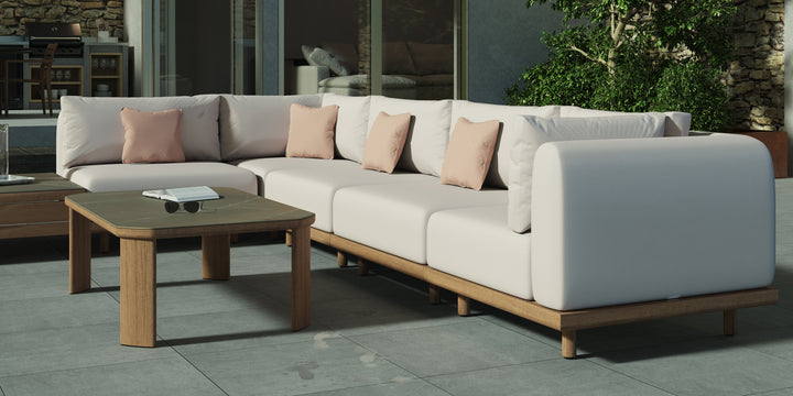 Harmony Deep Seating End Module by Barlow Tyrie – Harmony collection lifestyle