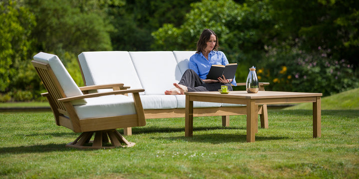 Haven Deep Seating Left Seat Module by Barlow Tyrie – Haven collection lifestyle
