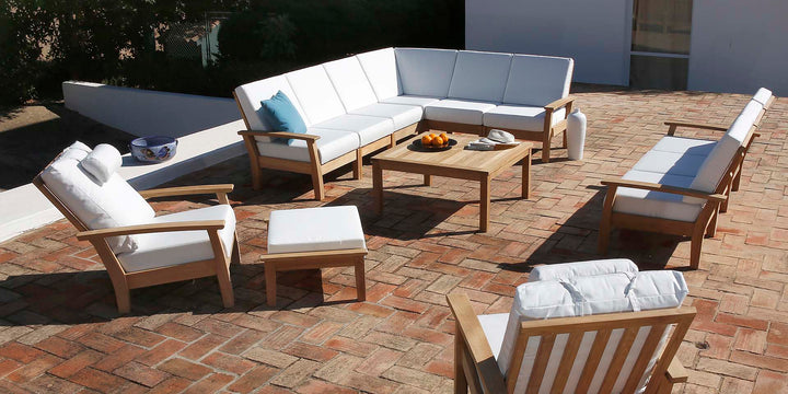 Haven Deep Seating Centre Seat Module by Barlow Tyrie – Haven collection lifestyle