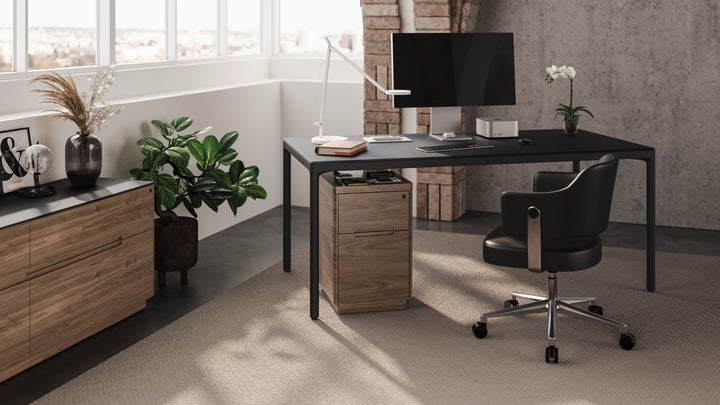 Luma 6763S Stationary Desk lifestyle
